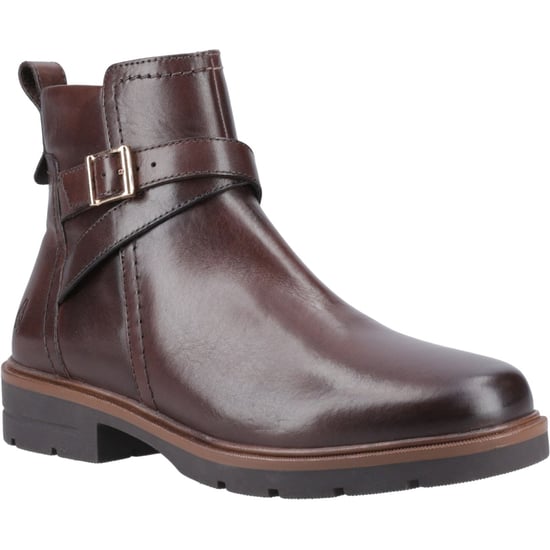 Hush Puppies Tove Leder Damen Braun Stiefel - Image 1
