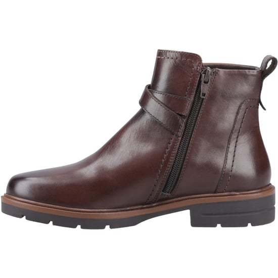 Hush Puppies Tove Leder Damen Braun Stiefel - Image 4