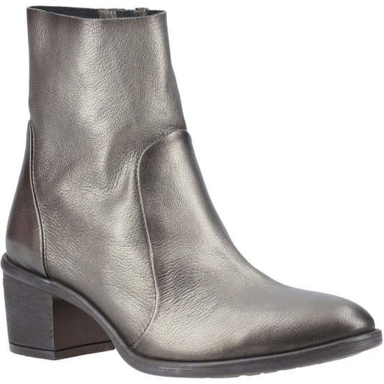 Hush Puppies Winona Damen Stiefel aus Leder in Zinnfarben - Image 1