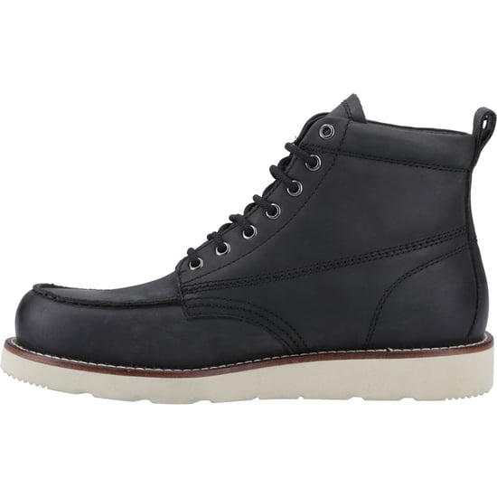 Jack & Jones Toronto Leather Herren schwarze Stiefeletten - Image 4