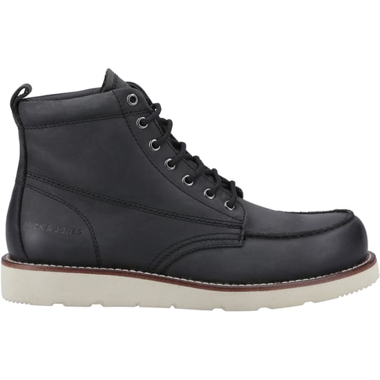 Jack & Jones Toronto Leather Herren schwarze Stiefeletten - Image 5