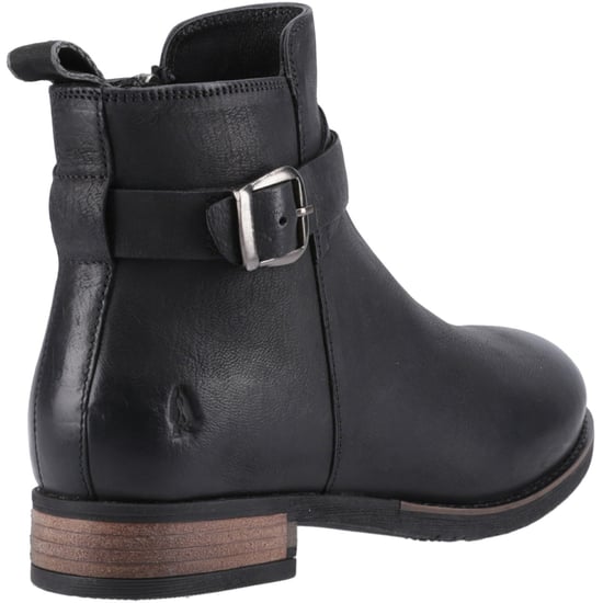 Hush Puppies Elise Leder Damen Schwarz Stiefel - Image 2