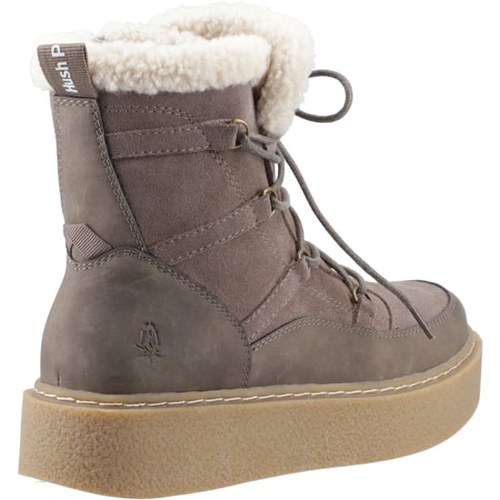 Hush Puppies Bronte Wildleder Damen Taupe Winter Stiefel bis zur Mittelkalf - Image 2