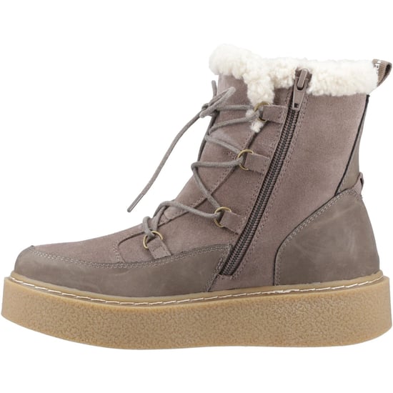 Hush Puppies Bronte Wildleder Damen Taupe Winter Stiefel bis zur Mittelkalf - Image 4