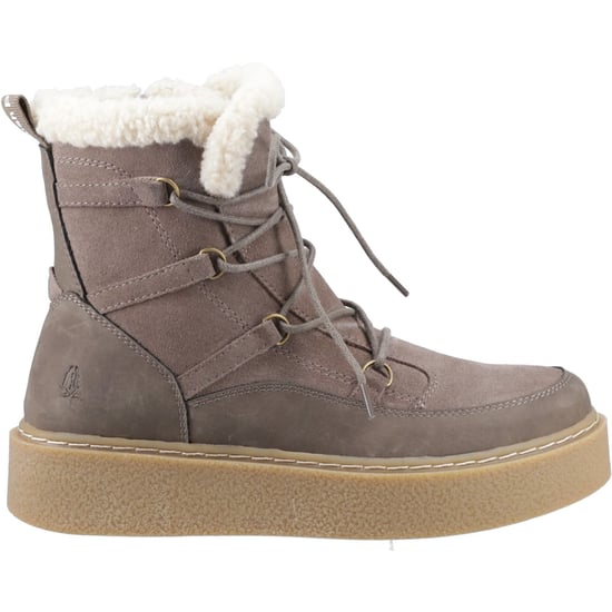 Hush Puppies Bronte Wildleder Damen Taupe Winter Stiefel bis zur Mittelkalf - Image 5