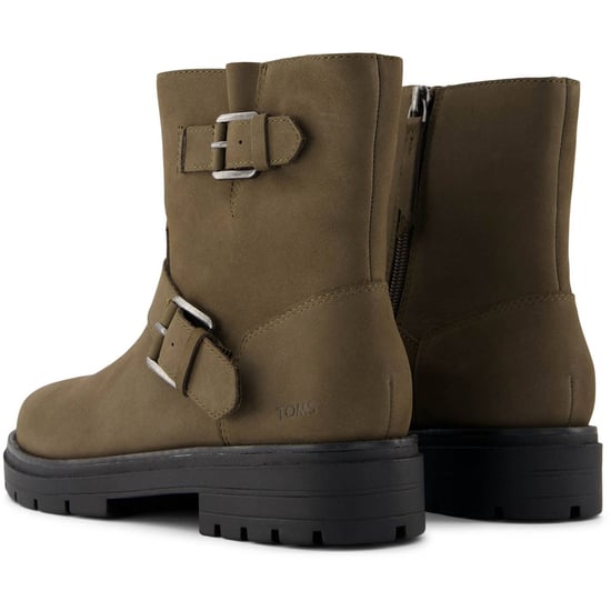 TOMS Ionie Moto Leder Damen Canteen Stiefel - Image 2