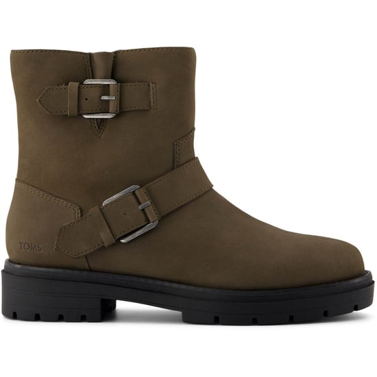 TOMS Ionie Moto Leder Damen Canteen Stiefel - Image 4