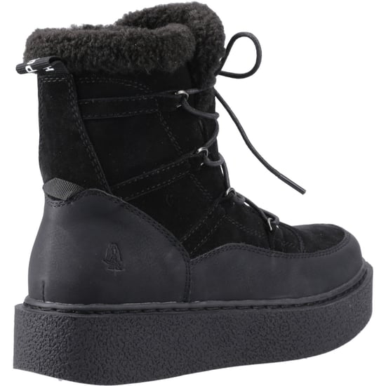 Hush Puppies Bronte Wildleder Damen Schwarz Winter Stiefeletten bis zur Kniehöhe - Image 2