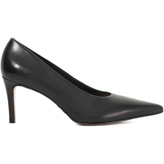Dune Aspirierende Leder Damen Schwarze Schuhe - Image 1