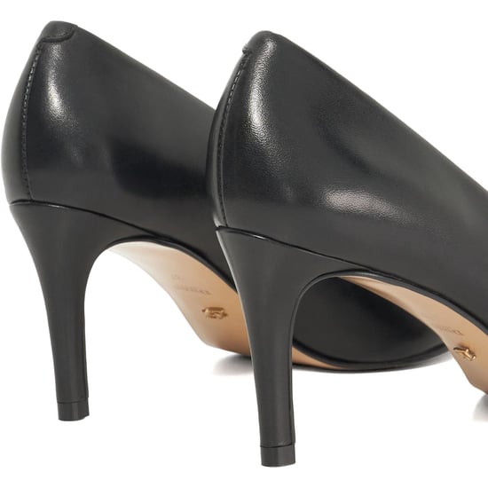 Dune Aspirierende Leder Damen Schwarze Schuhe - Image 2