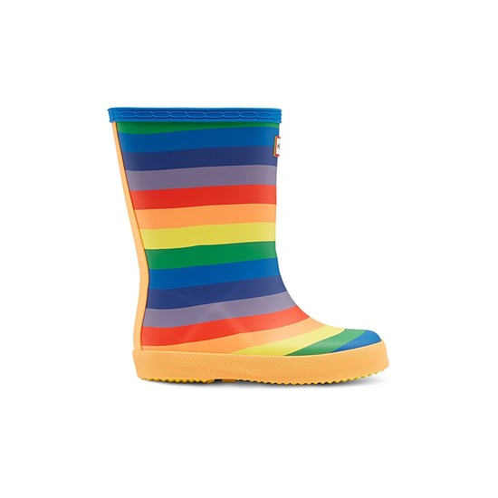 Hunter First Rainbow Print Gummistiefel Für Kinder Unisex Bunt - Image 4