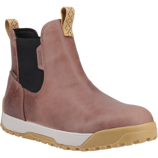 Xtratuf Knöchel Deckstiefel Leder Herren Braune Gummistiefel - Image 1