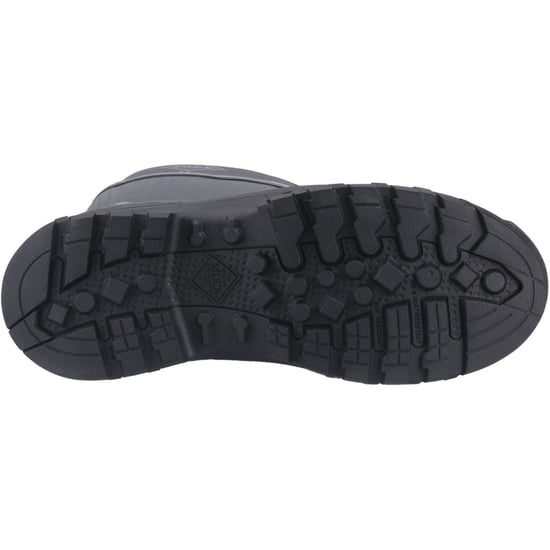 Muck Boots Grit S5 Herren Gummistiefel in Schwarz/Grau - Image 3