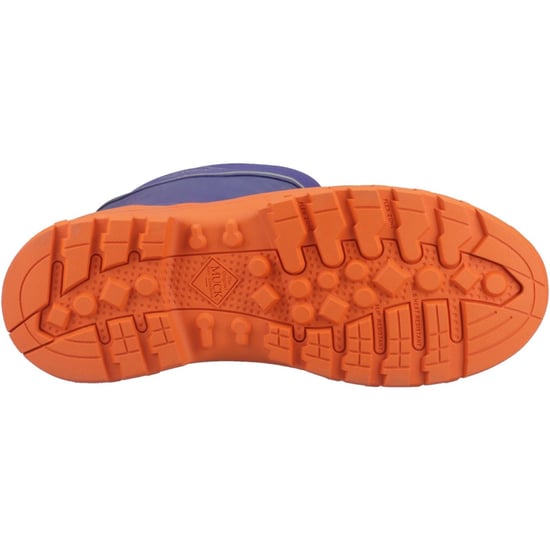 Muck Boots Grit S5 Herren Gummistiefel Blau/Orange - Image 3