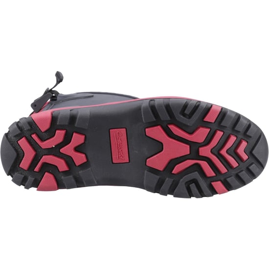 Cotswold Realm Damen Gummistiefel in Marineblau/Rosa - Image 3