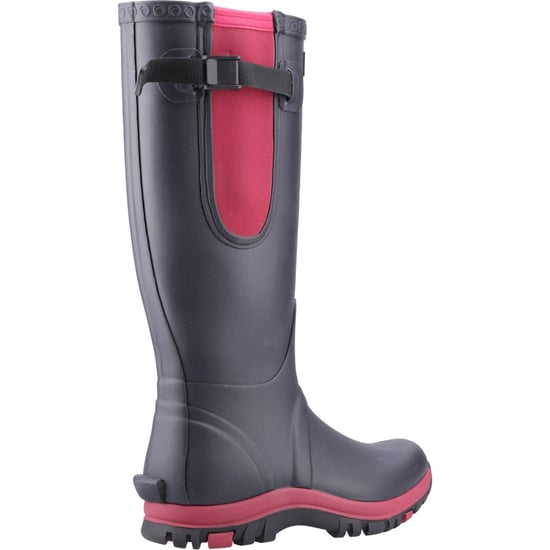 Cotswold Milton Gummistiefel für Frauen in Marineblau/Rosa - Image 2