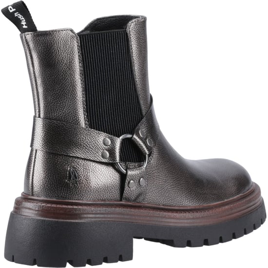 Hush Puppies Raye Damen Chelsea Stiefeletten aus Leder in Grau - Image 2