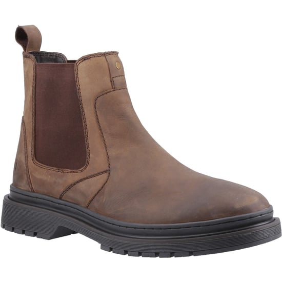 Hush Puppies Jamie Leder Herren Stiefel in Braun - Image 1