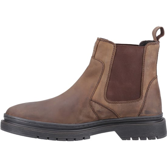 Hush Puppies Jamie Leder Herren Stiefel in Braun - Image 4