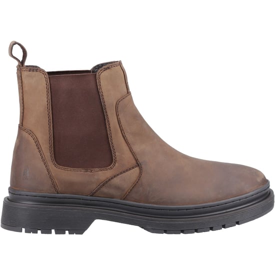 Hush Puppies Jamie Leder Herren Stiefel in Braun - Image 5