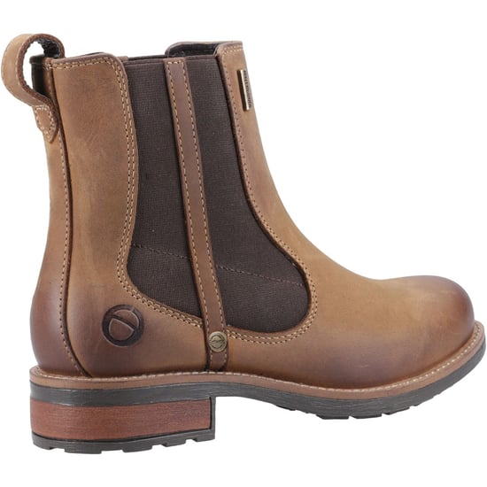 Cotswold Notgrove Damen Chelsea Stiefel aus braunem Leder - Image 2
