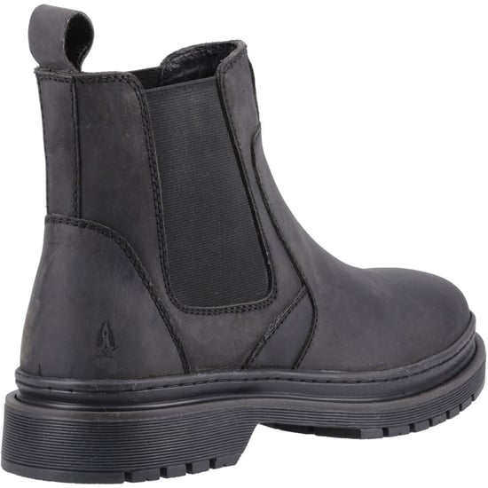 Hush Puppies Jamie Leder Herren Stiefel Schwarz - Image 2