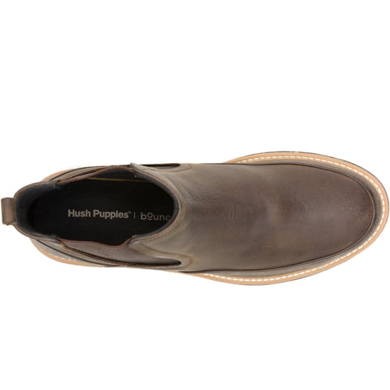 Hush Puppies Jenson Leder Herrenbraune Stiefel - Image 4