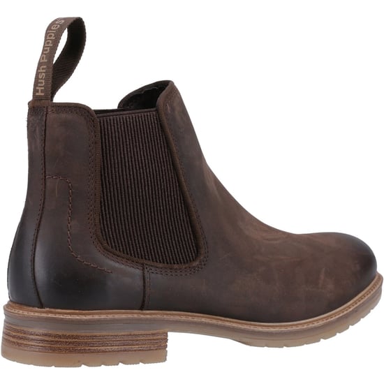 Hush Puppies Russell Leder Herren Stiefel Braun - Image 2