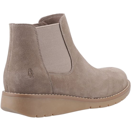 Hush Puppies Leonie Wildleder Damen Taupe Flache Chelsea-Stiefel - Image 2