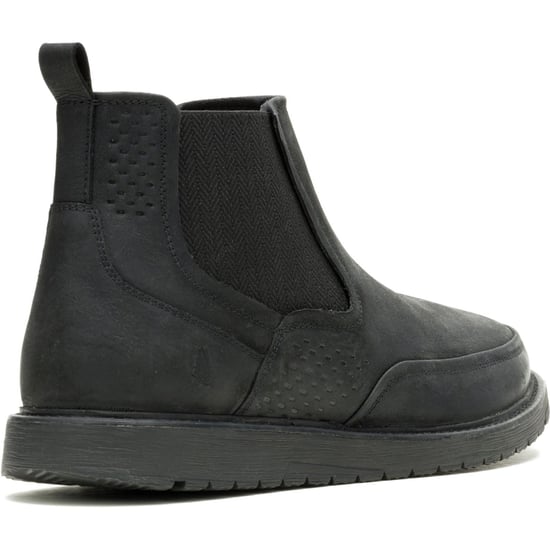 Hush Puppies Jenson Leder Herren Schwarz Stiefel - Image 2