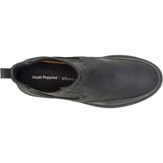Hush Puppies Jenson Leder Herren Schwarz Stiefel - Image 4