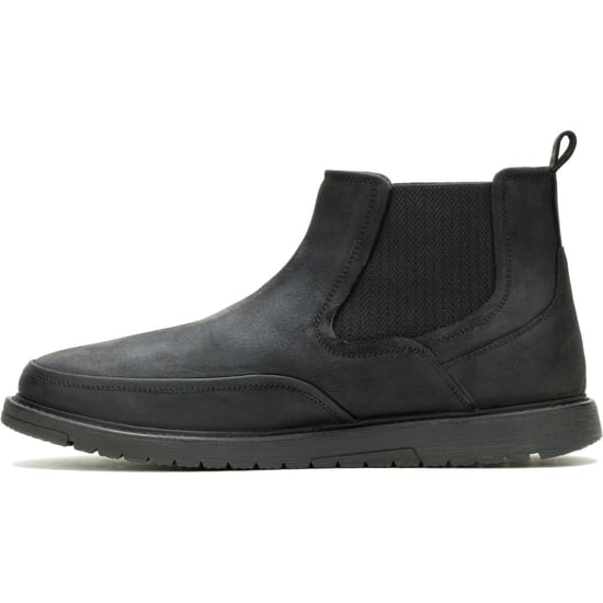 Hush Puppies Jenson Leder Herren Schwarz Stiefel - Image 5