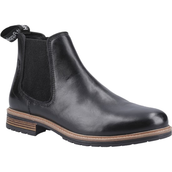 Hush Puppies Russell Herren Stiefel aus schwarzem Leder - Image 1