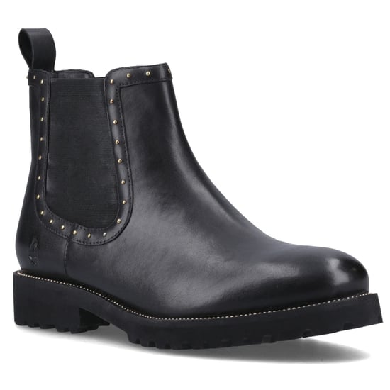 Hush Puppies Gwyneth Damen Chelsea Stiefel aus schwarzem Leder - Image 1
