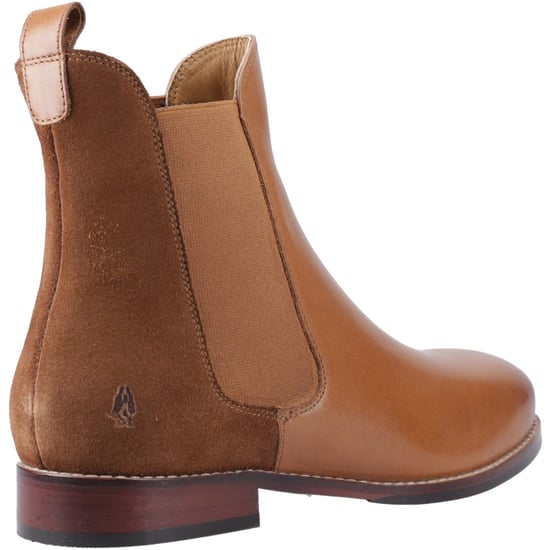 Hush Puppies Colette Damen Flache Chelsea Stiefel aus Leder in Tan - Image 2