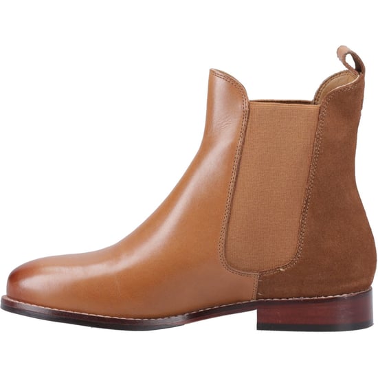 Hush Puppies Colette Damen Flache Chelsea Stiefel aus Leder in Tan - Image 4