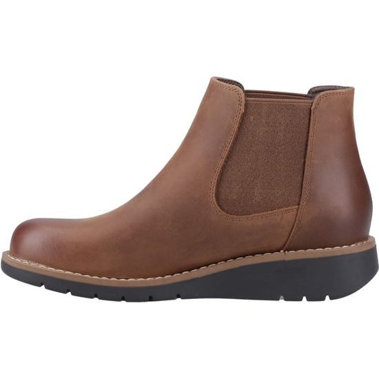 Hush Puppies Leonie Damen Chelsea Stiefel aus braunem Leder - Image 4
