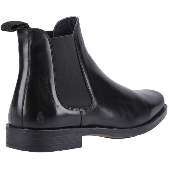 Hush Puppies Brennan Leder Herren Schwarz Stiefel - Image 2