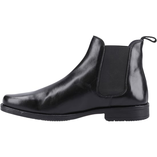 Hush Puppies Brennan Leder Herren Schwarz Stiefel - Image 4