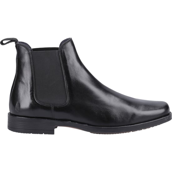 Hush Puppies Brennan Leder Herren Schwarz Stiefel - Image 5