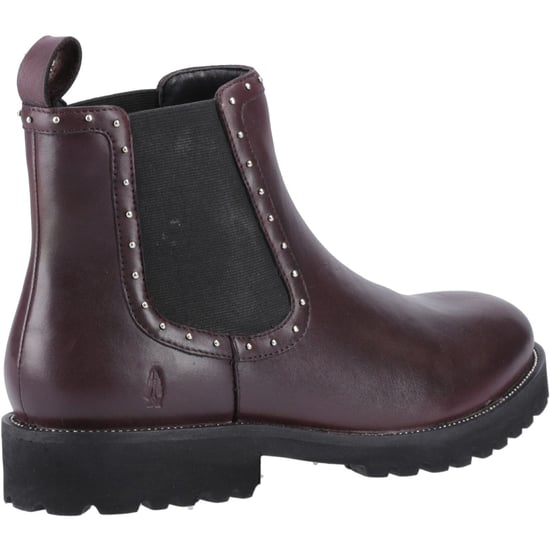 Hush Puppies Gwyneth Damen Chelsea Stiefeletten aus Leder in Pflaume - Image 2