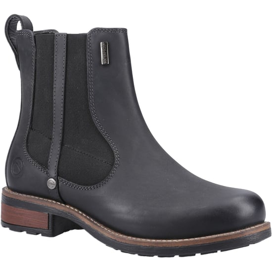 Cotswold Notgrove Damen Chelsea Stiefel aus schwarzem Leder - Image 1