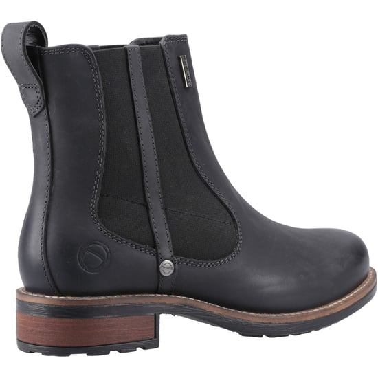 Cotswold Notgrove Damen Chelsea Stiefel aus schwarzem Leder - Image 2