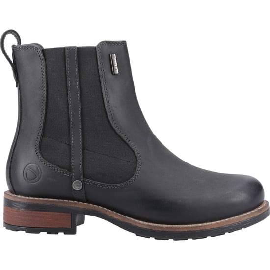 Cotswold Notgrove Damen Chelsea Stiefel aus schwarzem Leder - Image 5