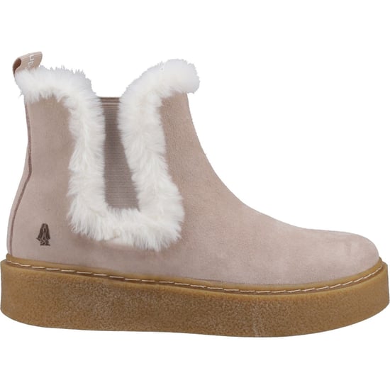 Hush Puppies Bella Damen Chelsea Stiefeletten in Nude aus Wildleder - Image 4