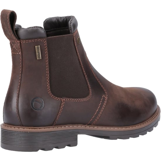 Cotswold Leafield Leder Herrenbraune Stiefel - Image 2