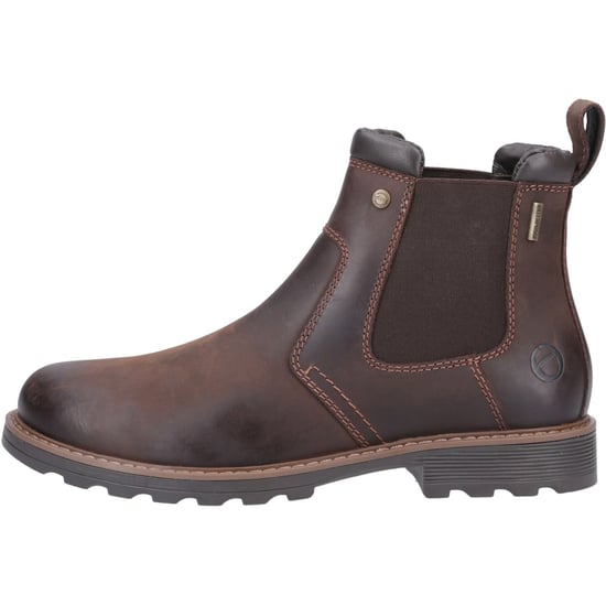 Cotswold Leafield Leder Herrenbraune Stiefel - Image 5