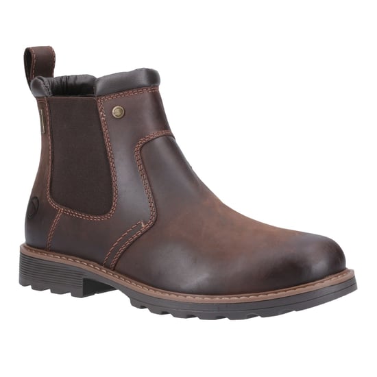 Cotswold Leafield Leder Herrenbraune Stiefel - Image 6