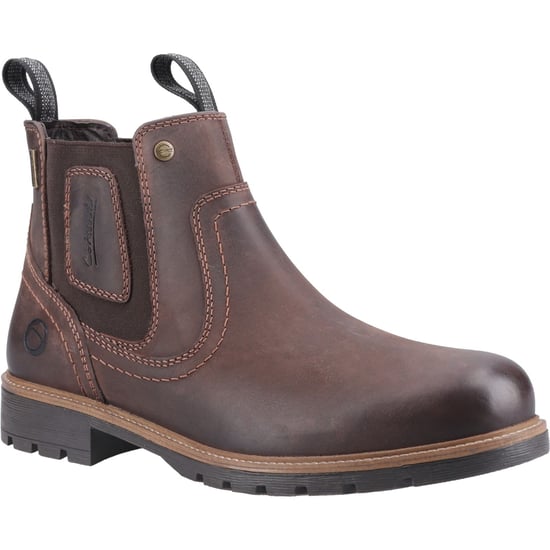 Cotswold Chipping Leder Herren Stiefel Braun - Image 1