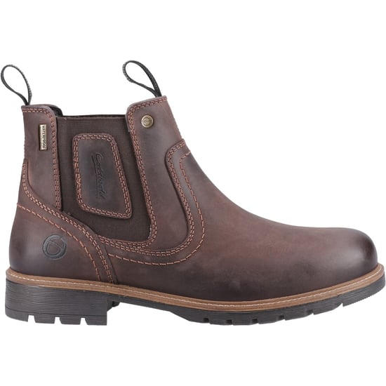 Cotswold Chipping Leder Herren Stiefel Braun - Image 5
